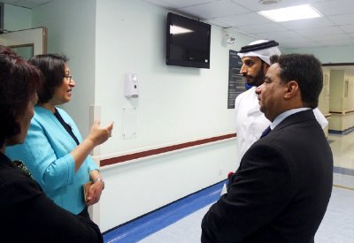 الصالح تقف على تطوير العمل بأقسام “السلمانية”
