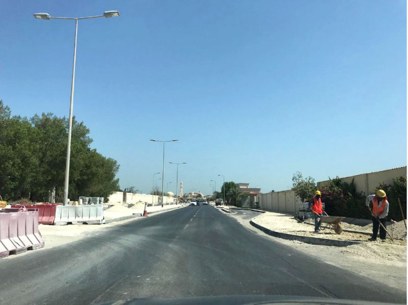 “الأشغال”: إنجاز 46 % من مشروع تطوير شارع سار