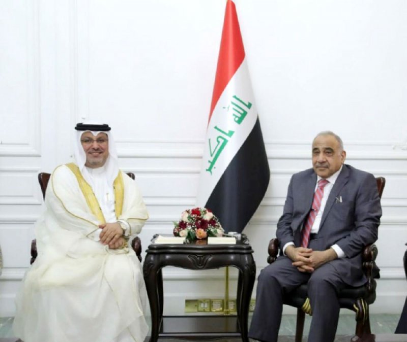عبدالمهدي يؤكد اهتمامه بتطوير العلاقات مع المملكة