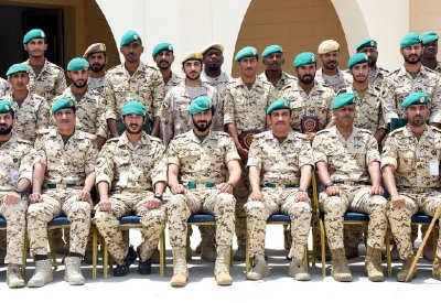 تخريج إحدى الدورات العسكرية المتخصصة بالحرس الملكي