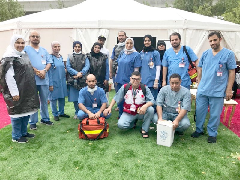 الصالح تقف على أعمال سير “طبية الحج”