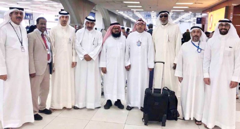 فريق “القنصلية” يودع الحجاج