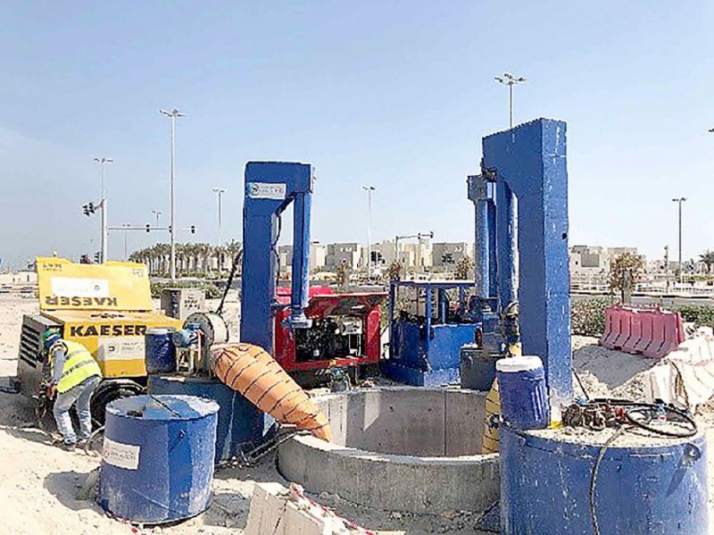 إنجاز 53 % من ربط شبكة الصرف بمدينة سلمان