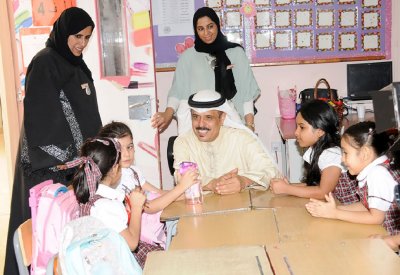 النعيمي يتفقد عددًا من المدارس بمناسبة بدء العام الدراسي