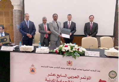 الدفاع المدني يشارك في المؤتمر العربي لرؤساء أجهزة الحماية المدنية