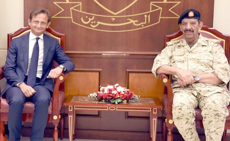 تعزيز التعاون العسكري بين المنامة وإيطاليا