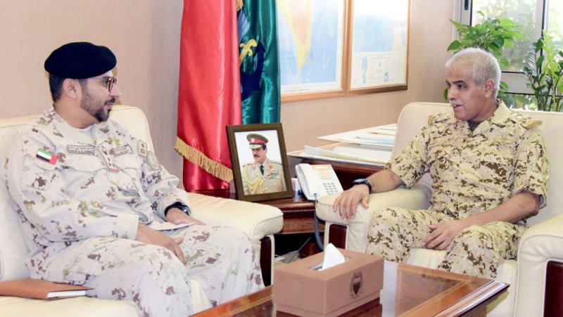 رئيس الأركان يشيد بمتانة العلاقات مع الإمارات