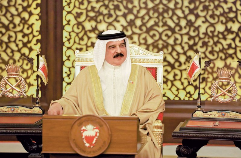 العاهل: البحرين ستبقى واحة إخاء ومنارة سلام