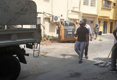 إزالة حديقة خارجية بعد 40 سنة على ترخيصها من البلدية