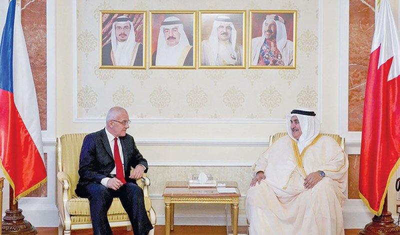 وزير الخارجية يتسلم اعتماد سفير التشيك المقيم بالرياض