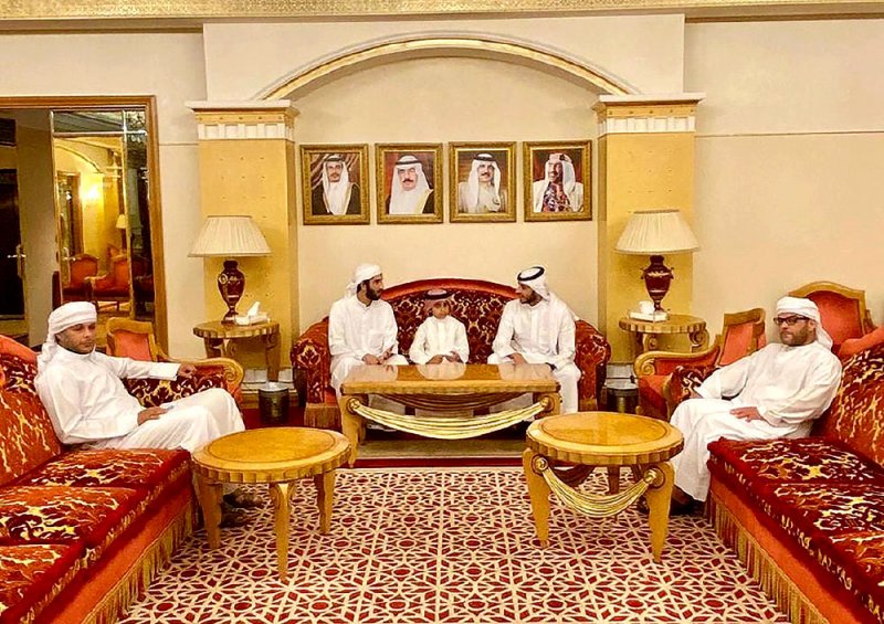 محمد بن راشد يودع ماجد المعلا
