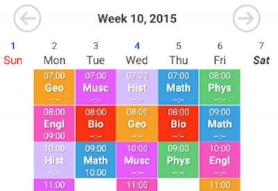 “School Agenda”.. جدول وتذكير بالواجبات