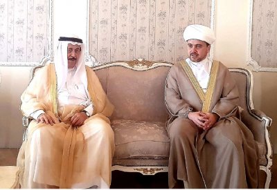 عبدالرحمن بن محمد يستقبل نائب رئيس مجلس المفتين لروسيا
