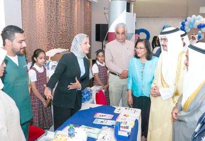 سمو الشيخ  خليفة بن علي يدشن مشروع مكافحة السمنة والسكري