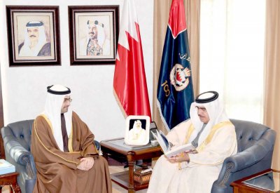 وزير الداخلية يبحث تنفيذ المشروعات مع سمو الشيخ خليفة بن علي