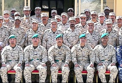 إنهاء تدريب مجموعة من وحدة القوة الاحتياطية الملكية