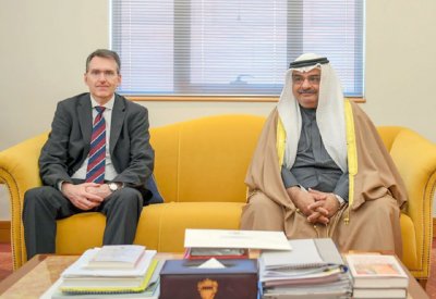 سمو الشيخ سلمان بن خليفة ينقل شكر سمو رئيس الوزراء لحكومة ألمانيا