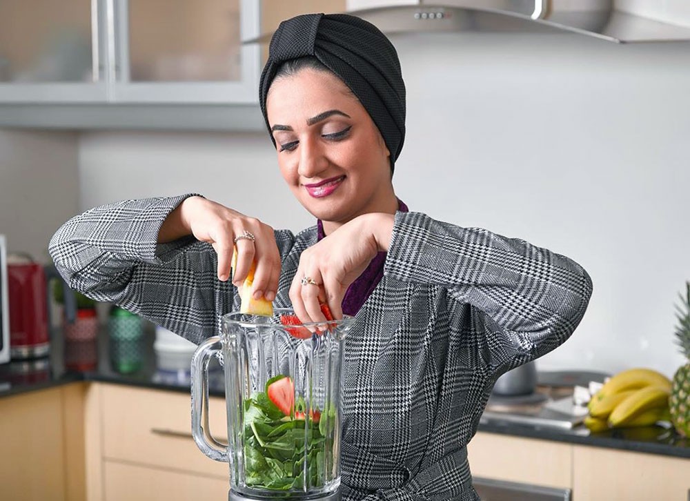أريج تغادر الإعلام وتحترف الطبخ الصحي