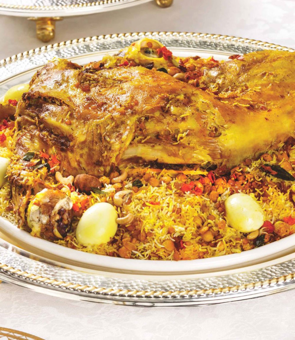 غداء العيد... غوزي بحريني وبلاليط لذيذ وقهوة عربية