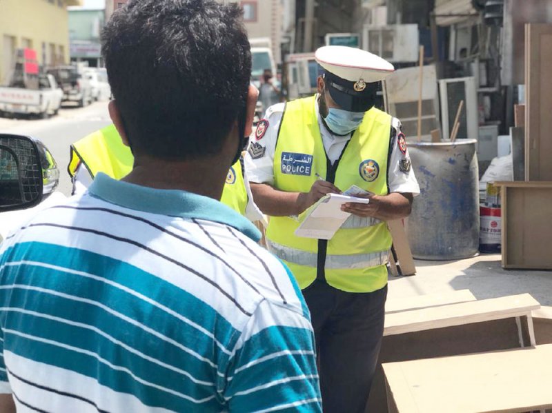 شرطة الشمالية: 154 مخالفة “كمامة الوجه” خلال إجازة العيد