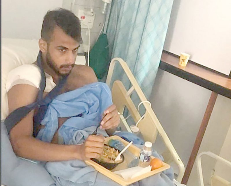 جاسم رضا يغيب عن المدينة 3 أشهر