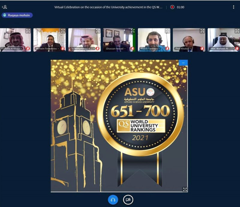 “التطبيقية” تحتفل بتقدمها على مؤشر “الكيو إس”